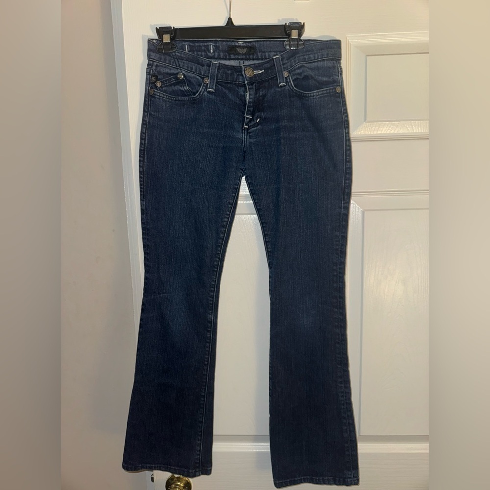 Rock & Republic Kurt Dark Wash Bootcut Jeans Size 27 - Picture 3 of 8